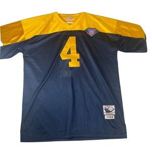 Brett Favre Green Bay Packers Throwback Jersey Mitchell and Ness Size 60 EUC